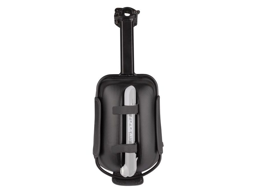 Brašna pod sedlo FORCE CRUST s držákem, černá