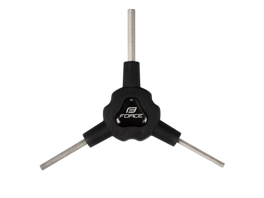 klíč Y inbus FORCE trojstranný 4/ 5/ 6, černý