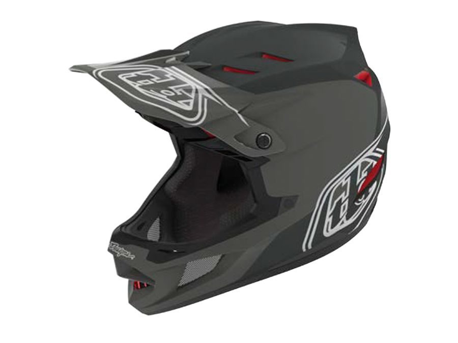 Integrální helma Troy Lee Designs D4 POLYACRYLITE SHADOW BLACK 2025