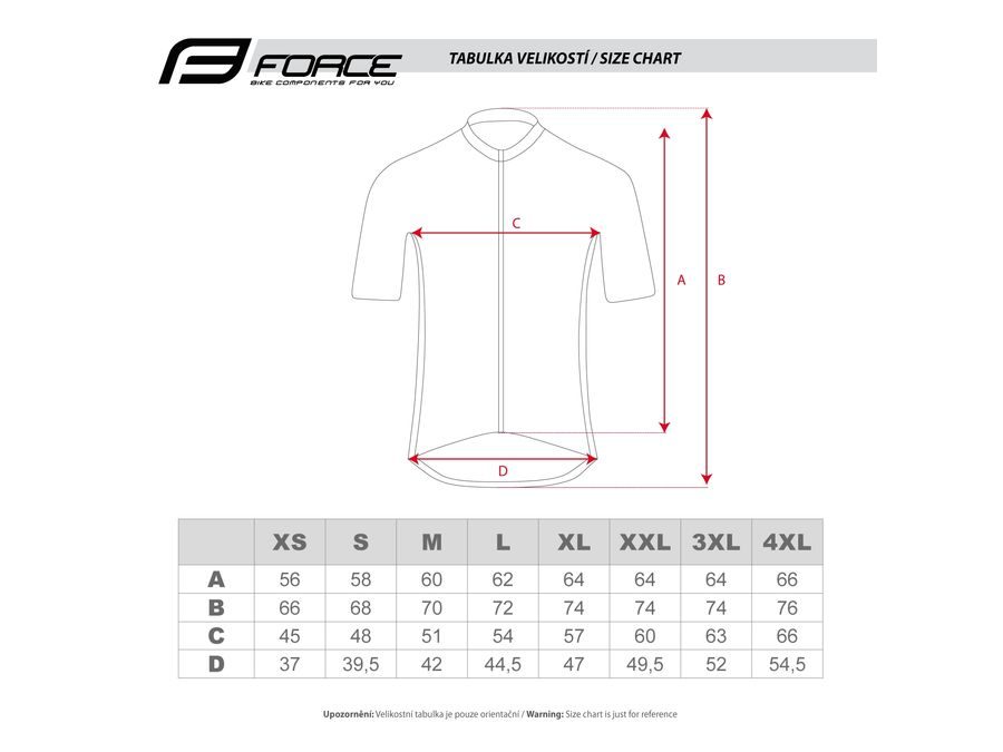 Pánský dres s krátkým rukávem FORCE SPRAY, modro-oranžový