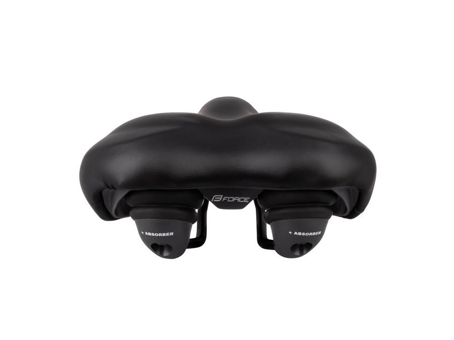 Turistické sedlo FORCE ALTHEA GEL PLUS, černé