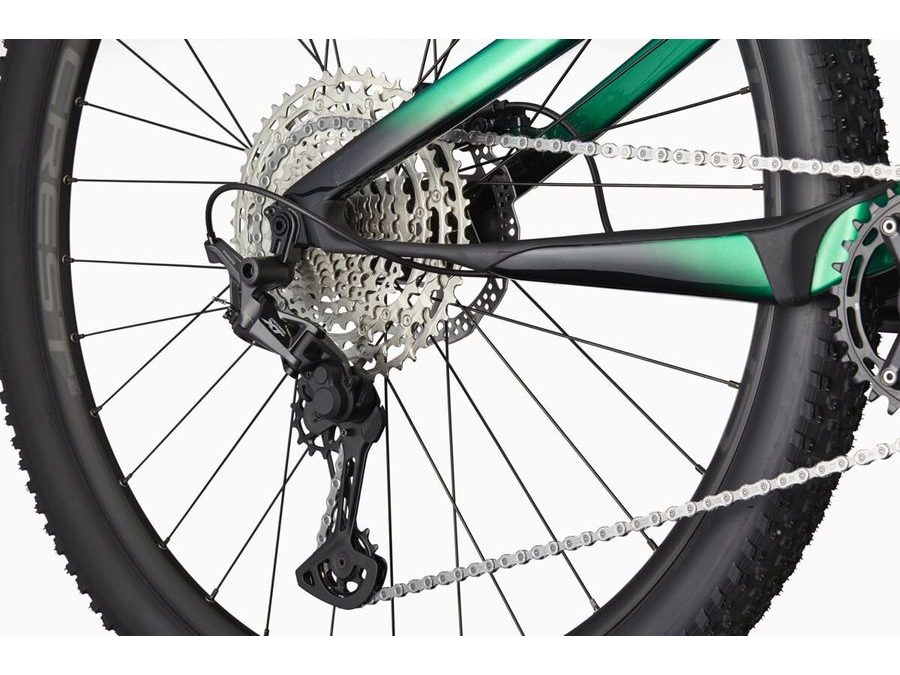 Celoodpružené kolo CANNONDALE SCALPEL 29" Carbon 4, černá-zelená