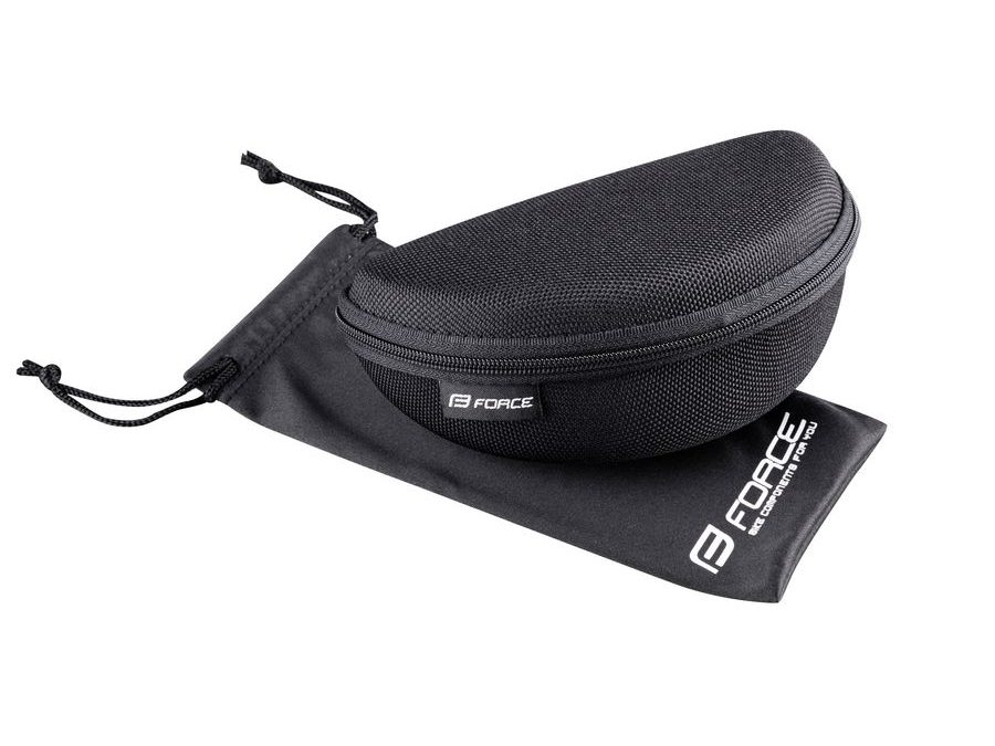 Brýle FORCE GRIP bílé, modrá revo skla