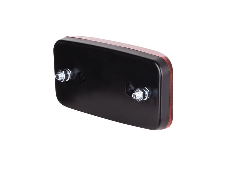 odrazka zadní na nosič 110 x 50 mm, červená