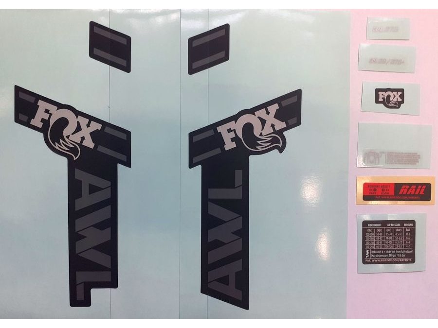 Nálepky FOX na Vidlice 34 SADA