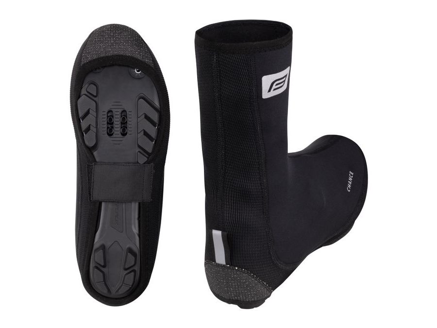 Návleky treter FORCE CHANCE bez zipu MTB, černé