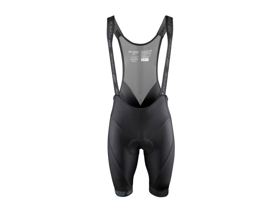 Pánské kraťasy se šráky a vložkou FORCE B51, černé