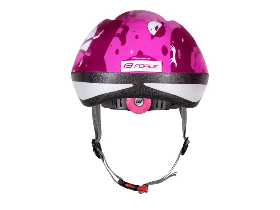 Dětská helma FORCE FUN PLANETS růžovo-bílá