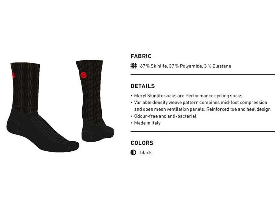 Dlouhé ponožky Ghost vysoké, black