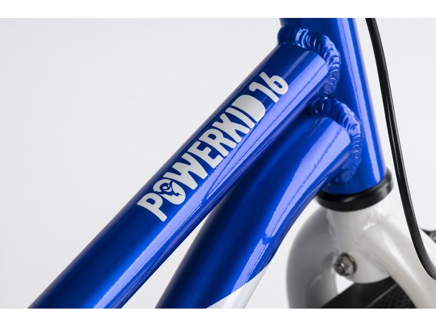Dětské kolo GHOST Powerkid 16 Candy Blue/Pearl White Gloss