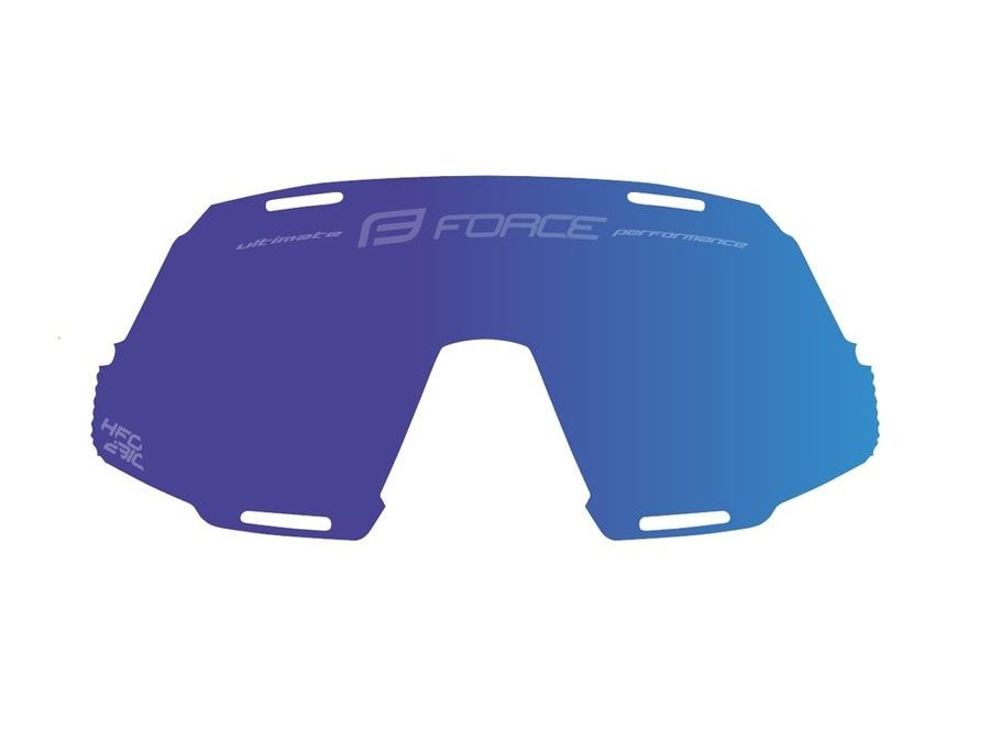 sklo náhradní FORCE GRIP, modrá revo skla