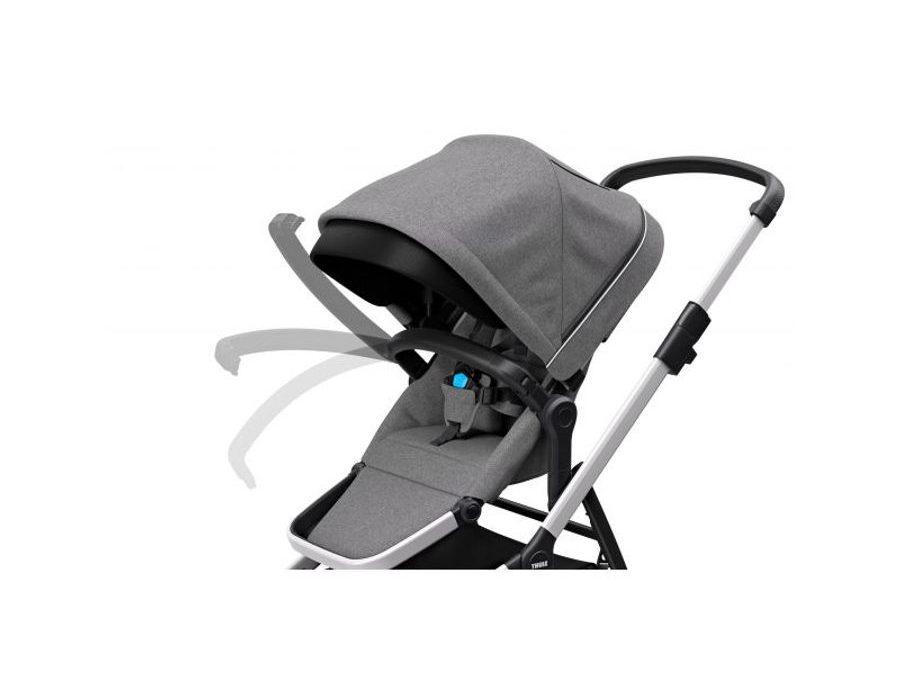 Městský kočárek THULE SLEEK GREY MELANGE
