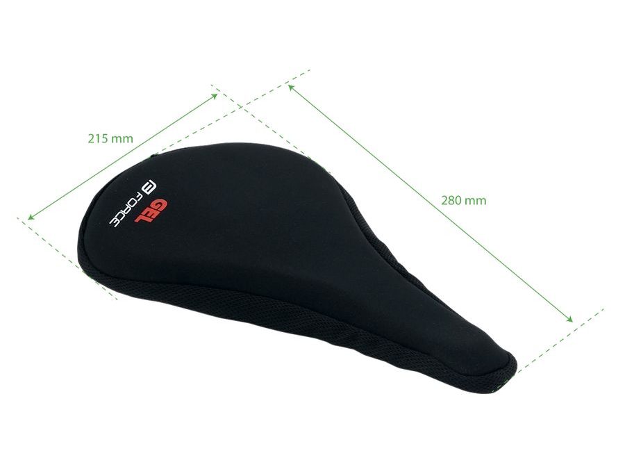 Potah sedla FORCE GEL 280 x 200 mm bez prolisu