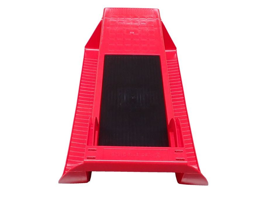 Dětské sáňky Kamzík plastové - červený