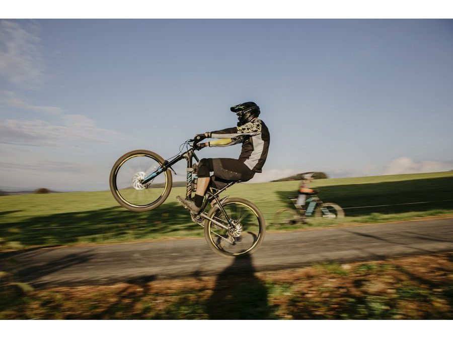 Dres s dlouhým rukávem FORCE RECKLESS, černo-žluto-šedý