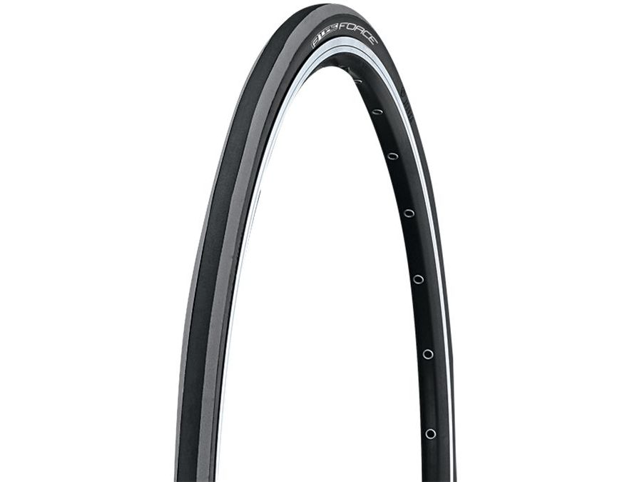 Plášť Force 25 x 622, drát, černo-šedý