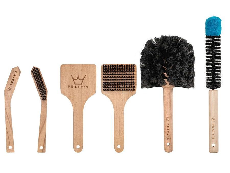 Sada na čištění kola PEATY'S SADA KARTÁČŮ BICYCLE BRUSH SET