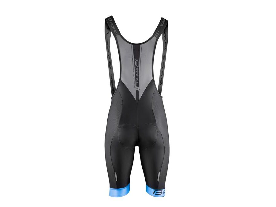 Pánské kraťasy se šráky a vložkou FORCE B51, černo-modré