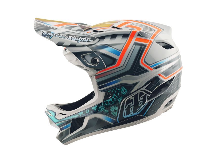 Integrální helma Troy Lee Designs D4 COMPOSITE LOWRIDER GRAY 2025