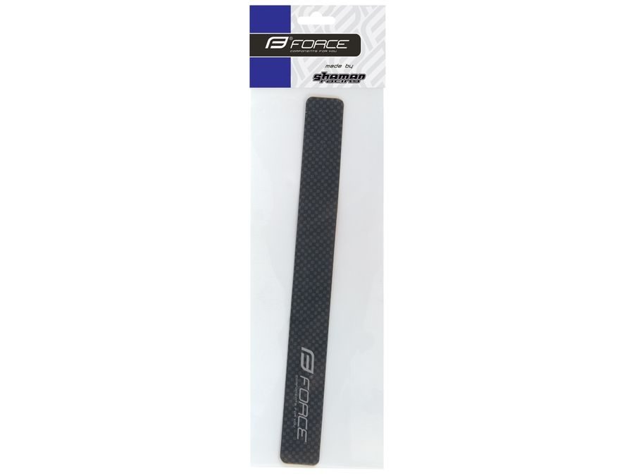Nálepky Force pod řetěz střední rozměr, karbon