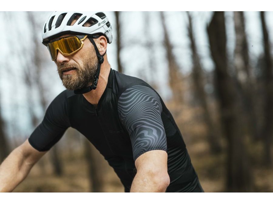 brýle FORCE ATTIC černo-zlaté, zlaté zrc. sklo