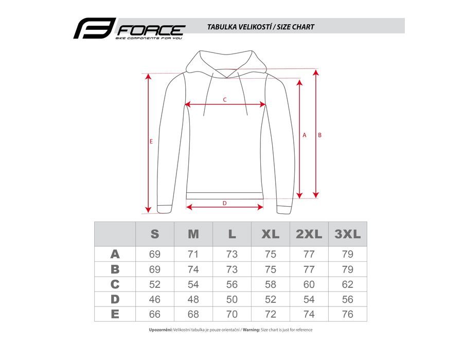 Pánská mikina FORCE COMFY přes hlavu s kapucí, černá