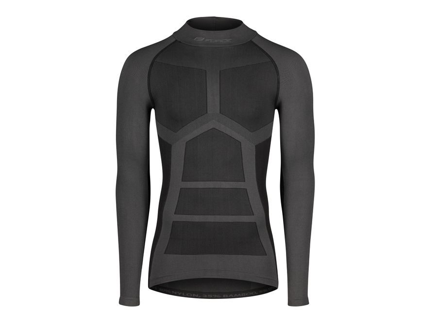 Funkční rolák FORCE GRIM dlouhý rukáv, černý