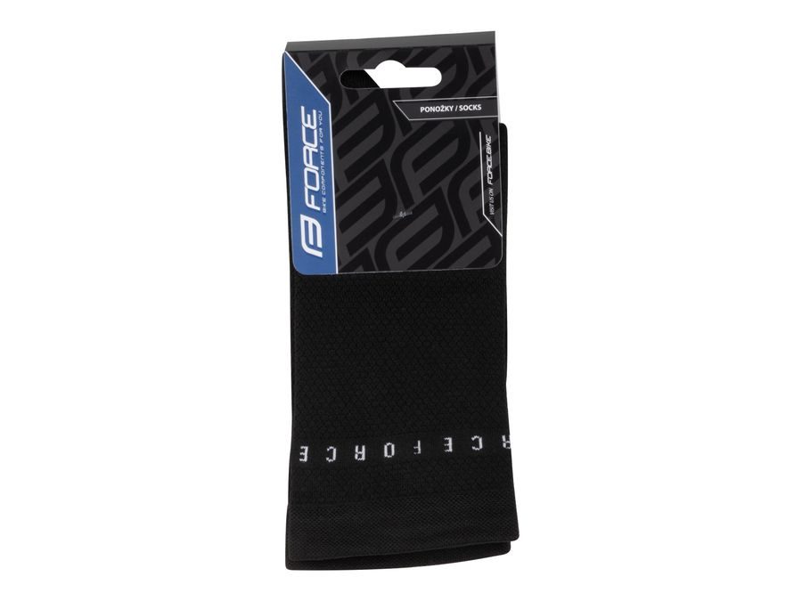 Dlouhé ponožky FORCE SMACK, černé