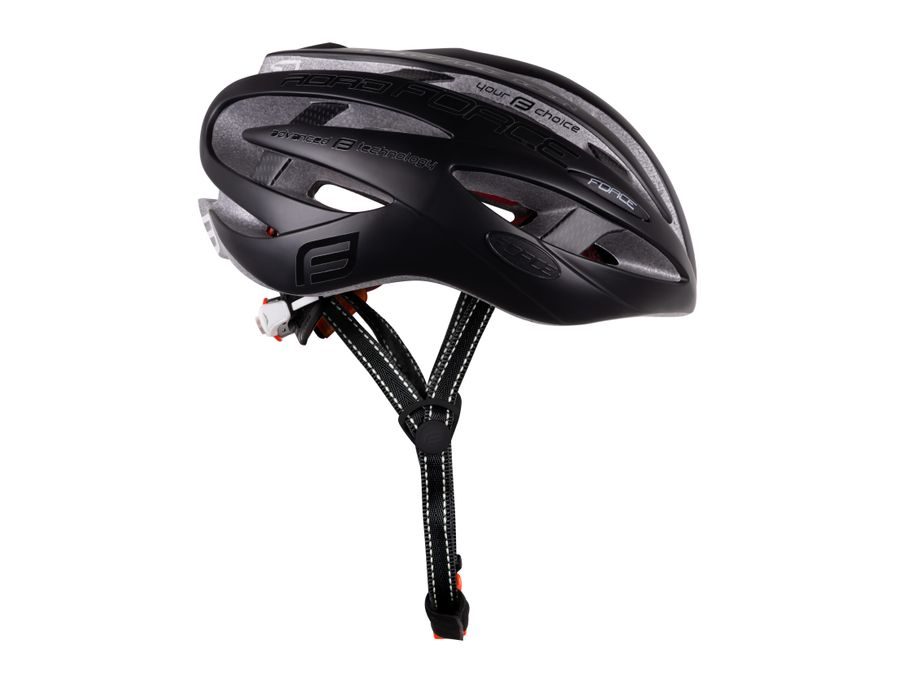 Helma FORCE ROAD, černá mat-lesk