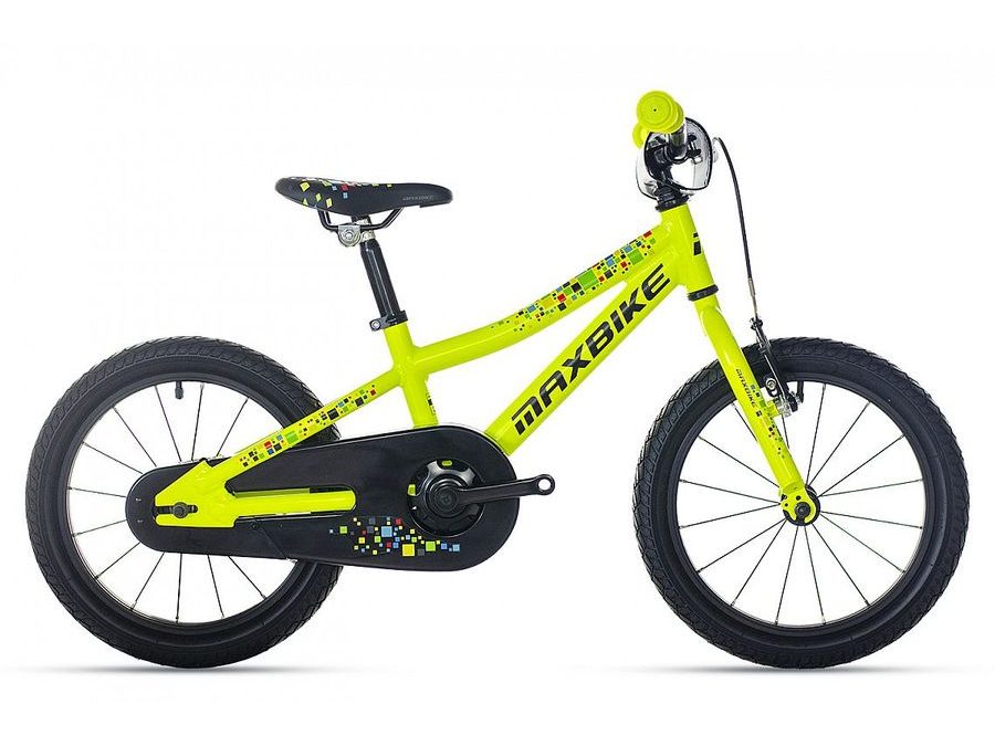 Dětské kolo MAXBIKE KID 16" žlutá 8.2kg