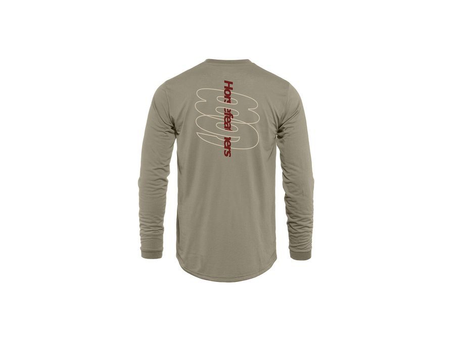 Pánský dres HORSEFEATHERS Fury LS - taupe
