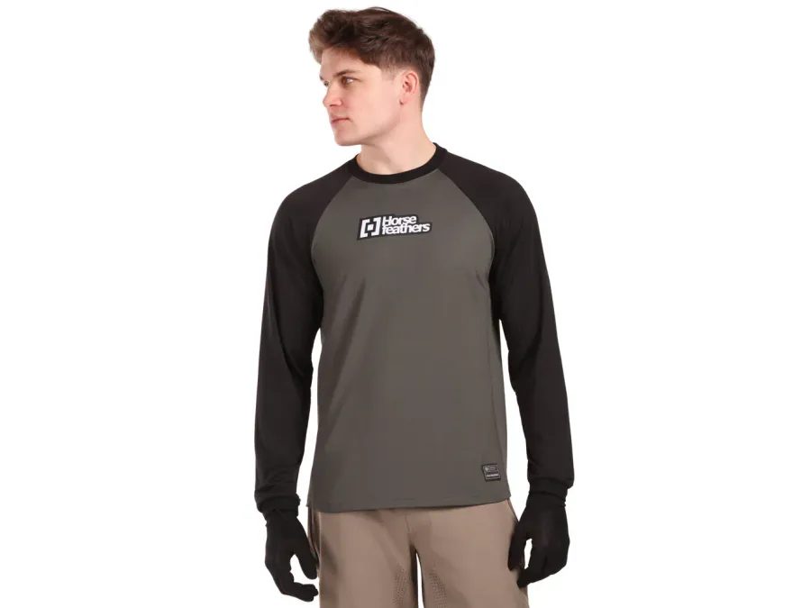 Pánský dres HORSEFEATHERS Spike LS - chimera/black