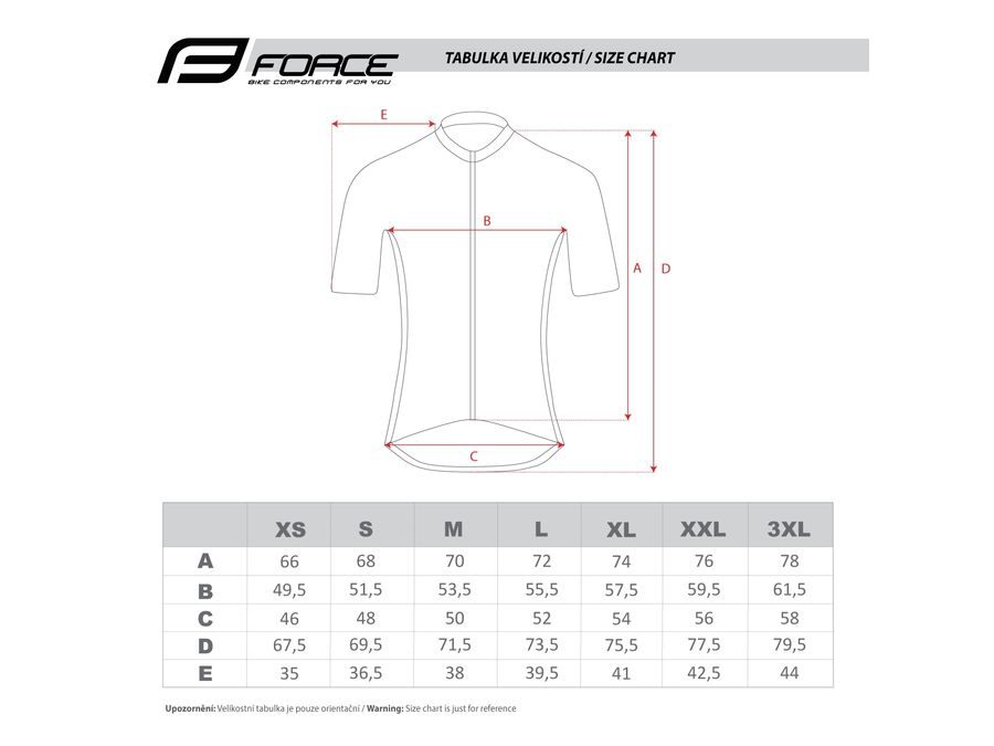 Pánský dres s krátkým rukávem Force MTB Core, červeno-černý