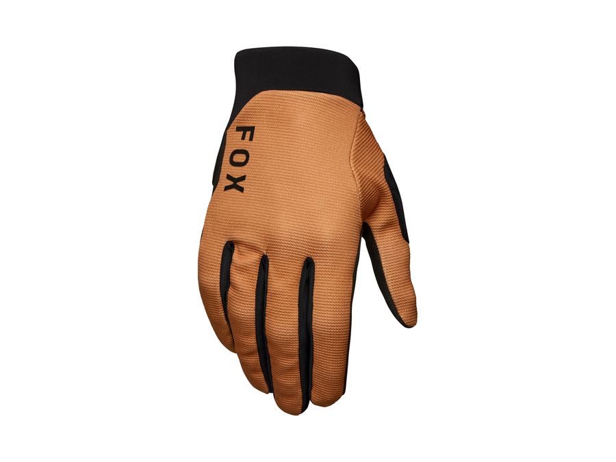 Letní dlouhoprsté rukavice Fox Ranger Glove Gel, Caramel Brown