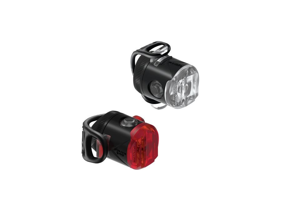 Sada světel LEZYNE LIGHT PAIR FEMTO USB DRIVE PAIR BLACK