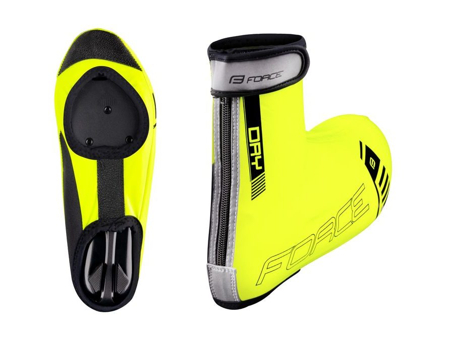 Návleky treter FORCE PU DRY ROAD, fluo