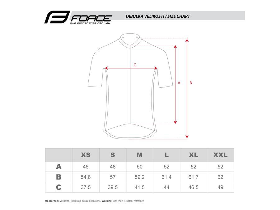 Dámský dres s krátkým rukávem FORCE PURE LADY, žlutý