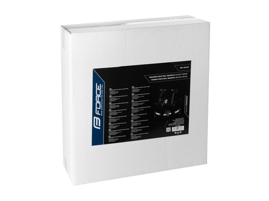 trenažér FORCE DRILL MAGNETIC 400watt Fe, černý