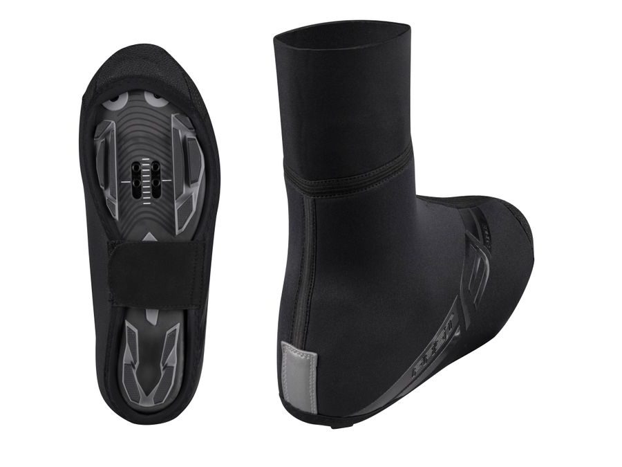 Návleky treter FORCE FAST bez zipu MTB, černé