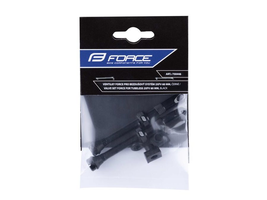 ventilky FORCE pro bezdušový systém 2xFV 60mm,čern