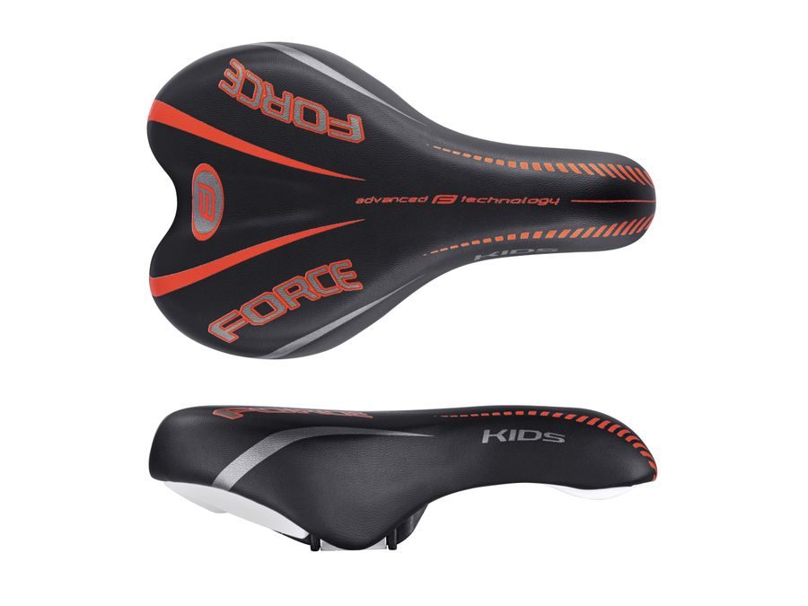 Dětské sedlo FORCE KIDS 16-20", černo-červené