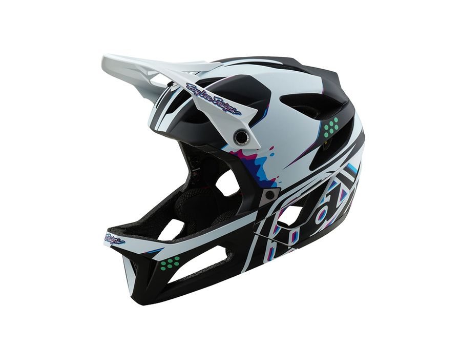 Integrální helma Troy Lee Designs STAGE TROOPER WHITE 2025