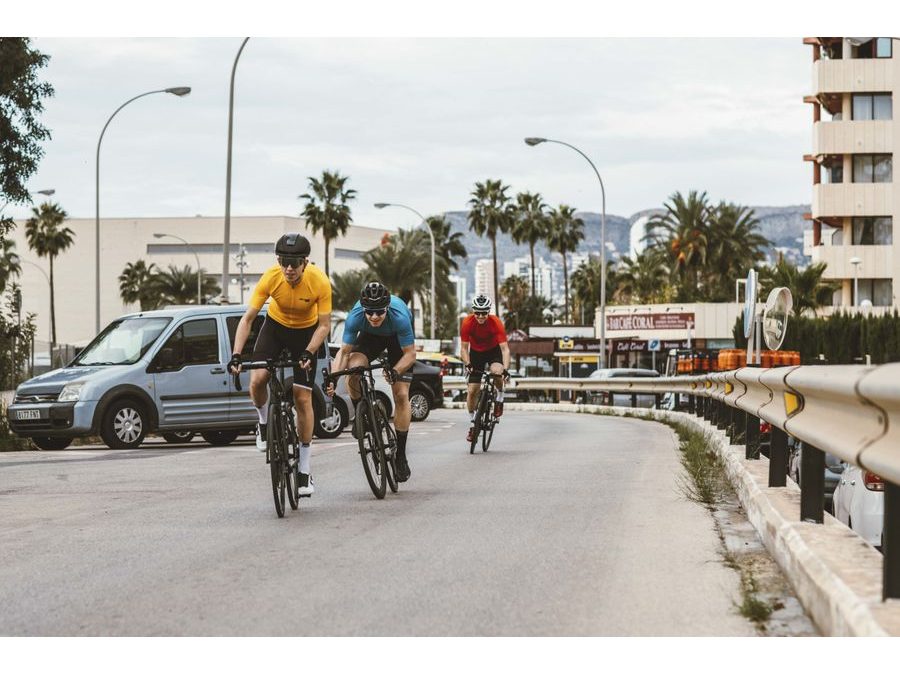 Pánský dres s krátkým rukávem FORCE PURE, žlutý