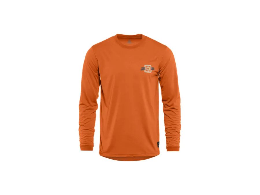 Pánský dres HORSEFEATHERS Fury LS, burnt orange