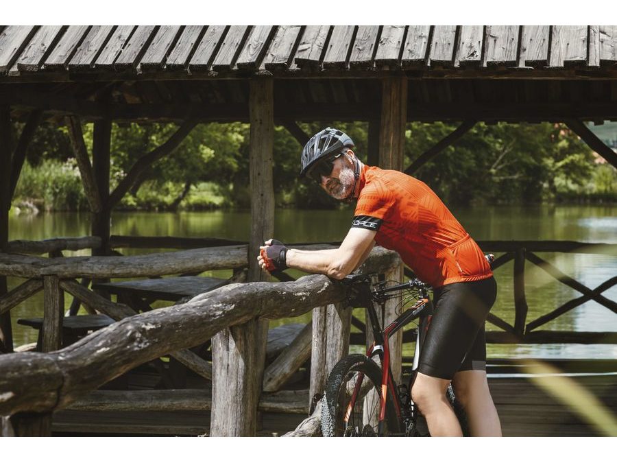 Pánské kraťasy se šráky a vložkou FORCE B51, černé