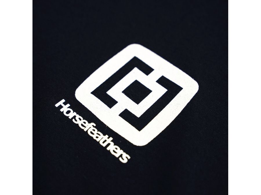 Pánské tričko s krátkým rukávem HORSEFEATHERS Mini Logo, black
