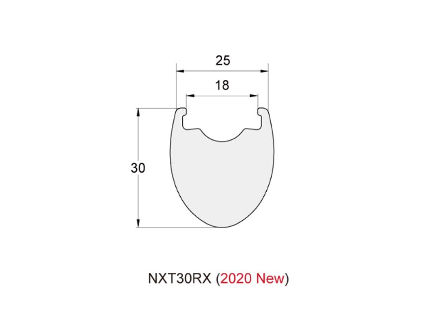 Ráfek Nextie NXT30RX 28" Disc 24děr, karbon,