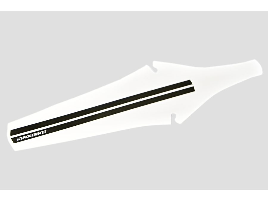 Zadní blatník Maxbike pod sedlo plastový, bílý