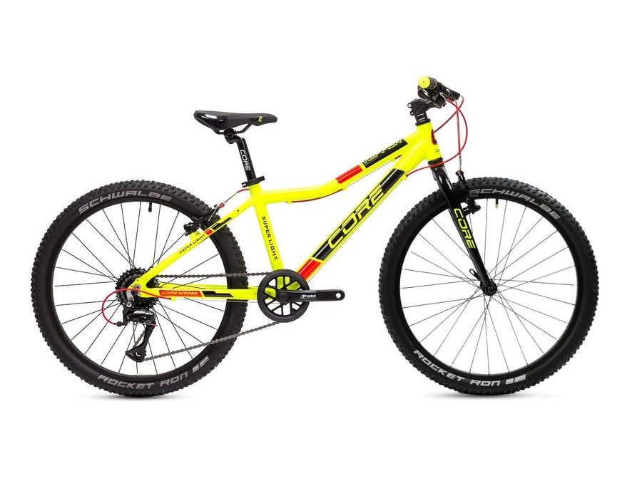 Dětské kolo Core Nipper 24", Superlight žlutý 8.91Kg , 2025