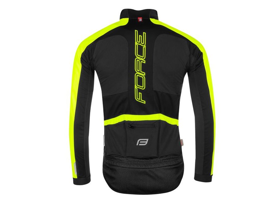 Pánská zimní bunda FORCE X100, černo-fluo